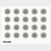 Mexican Aztec Sun Stone Mayan Calendar 1 Ronde Sticker (Vel)