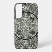 Mexican Aztec Sun Stone Mayan Calendar 1 Samsung Galaxy Hoesje (Achterkant)