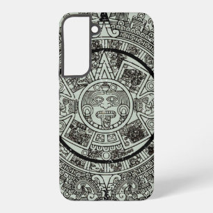 Mexican Aztec Sun Stone Mayan Calendar 1 Samsung Galaxy Hoesje