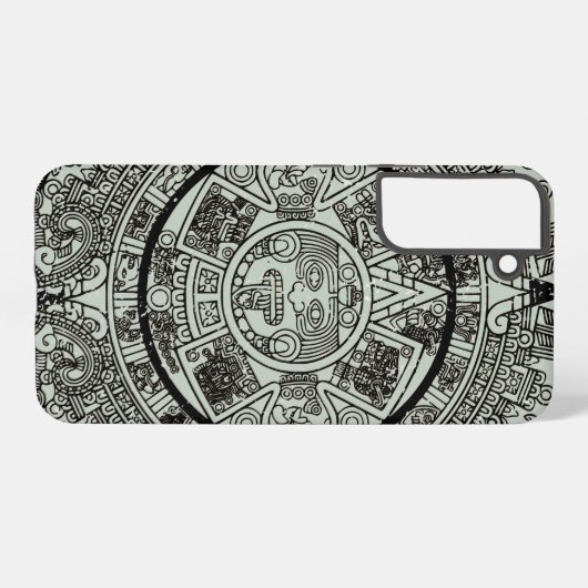 Mexican Aztec Sun Stone Mayan Calendar 1 Samsung Galaxy Hoesje (Achterkant horizontaal)