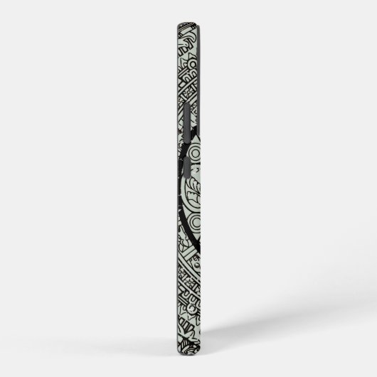 Mexican Aztec Sun Stone Mayan Calendar 1 Samsung Galaxy Hoesje (Rechterkant)