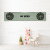 Mexican Aztec Sun Stone Mayan Calendar 1 Spandoek (Insitu)