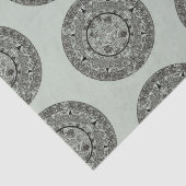 Mexican Aztec Sun Stone Mayan Calendar 1 Tissuepapier (Detail)