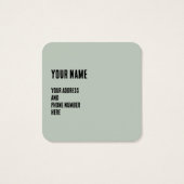 Mexican Aztec Sun Stone Mayan Calendar 1 Vierkante Visitekaartjes (Achterkant)