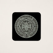 Mexican Aztec Sun Stone Mayan Calendar 1 Vierkante Visitekaartjes (Voorkant)