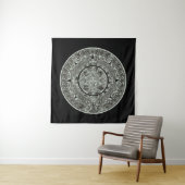 Mexican Aztec Sun Stone Mayan Calendar 1 Wandkleed (In situ)