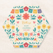 Mexican Baby Fiesta Cielito Lindo  Kartonnen Onderzetters (Voorkant)