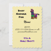 Mexican Baby shower Invitation to Customize Kaart (Achterkant)