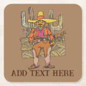 Mexican Bandit, add text, Onderzetter (Voorkant)