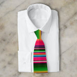 Mexican Blanket Fiesta Stripes Colorful Sarape Stropdas<br><div class="desc">Dit ontwerp kan worden gepersonaliseerd door de Edit optie van het Ontwerp te kiezen. Je kunt ook overdragen naar andere objecten. Neem contact met me op via colorflowcreations@gmail.com of gebruik de chatoptie bovenaan de pagina als u dit ontwerp op een ander product wilt plaatsen of hulp nodig hebt bij dit...</div>