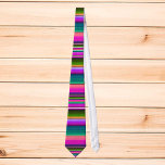 Mexican Blanket Fiesta Stripes Colorful Serape Stropdas<br><div class="desc">Dit ontwerp kan worden gepersonaliseerd door de Edit optie van het Ontwerp te kiezen. Je kunt ook overdragen naar andere objecten. Neem contact met me op via colorflowcreations@gmail.com of gebruik de chatoptie bovenaan de pagina als u dit ontwerp op een ander product wilt plaatsen of hulp nodig hebt bij dit...</div>