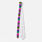 Mexican Blanket Fiesta Stripes Colorful Serape Stropdas (Achterkant)