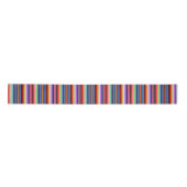 Mexican Blanket Fiesta Stripes Serape Rainbow Satijnen Lint (Voorkant)