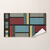 Mexican Block Stripe Pattern 1 Bad Handdoek (Handdoek)