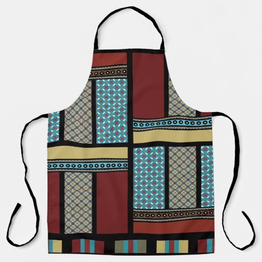 Mexican Block Stripe Pattern 1 Schort (Voorkant)