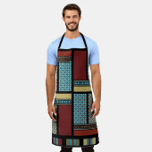 Mexican Block Stripe Pattern 1 Schort (Gedragen)