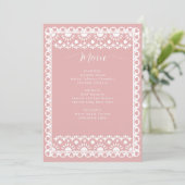 Mexican Blush Papel Picado Boho Vrijgezellenfeest Menu (Staand voorkant)
