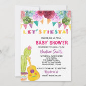 Mexican Boho Fiesta Baby shower Uitnodiging (Voorkant)