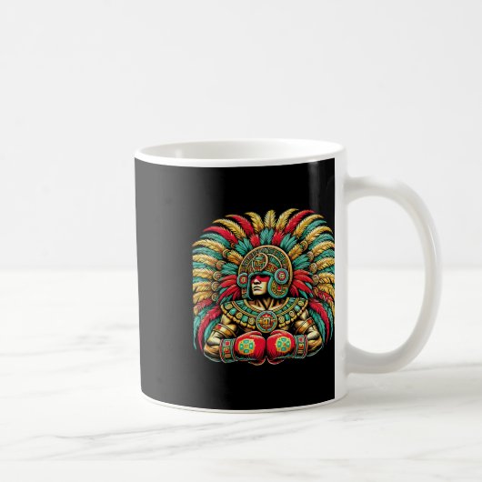 Mexican Boxing Aztec Warrior Design Koffiemok (Rechts)
