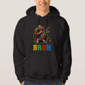 Mexican Boy Dabbing Bruh Poncho Cinco de Mayo Men  Hoodie (Voorkant)