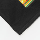 Mexican Boy Dabbing Poncho Cinco de Mayo Funny Bru Fleece Deken (Hoek)