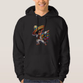 Mexican Boy Dabbing Poncho Cinco de Mayo Kinder Ma Hoodie (Voorkant)