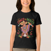 Mexican Boy Dabbing Poncho Cinco de Mayo T-shirt (Voorkant)