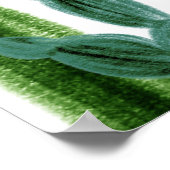 Mexican Cactus Birthday-welkomstteken Poster (Hoek)