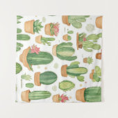 Mexican Cactus Oasis Wallpaper Wandkleed (Voorkant (horizontaal))