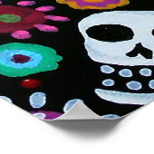 MEXICAN CAT DIA DE LOS MUERTOS PAINTING POSTER (Hoek)