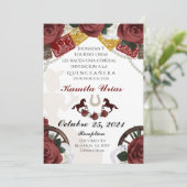 Mexican Charra Uitnodiging (Staand voorkant)