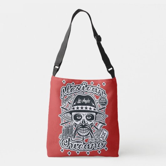 Mexican Chicano Ramirez Crossbody Tas (Achterkant)