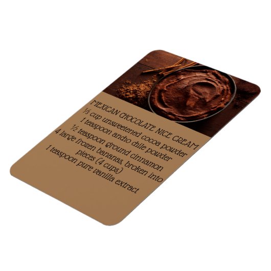 MEXICAN CHOCOLAATE NICE CREAM MAGNEET (Linkerzijde)