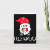 Mexican Christmas Gnome Feliz Navidad Mexico  Kaart (Voorkant)