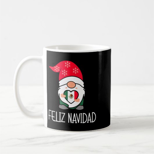 Mexican Christmas Gnome Feliz Navidad Mexico  Koffiemok (Links)