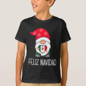 Mexican Christmas Gnome Feliz Navidad Mexico  T-shirt (Voorkant)