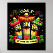 Mexican Christmas Tamale Ándale Let’s Make Some Ta Poster (Voorkant)
