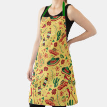 Mexican Cinco De Mayo Pattern Apron