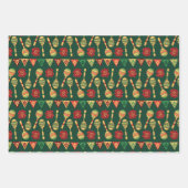 Mexican Cinco De Mayo Pattern Inpakpapier Vel (Voorkant 2)