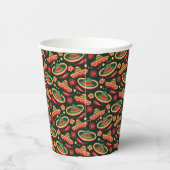 Mexican Cinco De Mayo Pattern Papieren Bekers (Rechts)