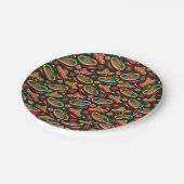 Mexican Cinco De Mayo Pattern  Papieren Bordje (Gekanteld)