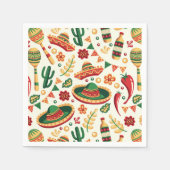 Mexican Cinco De Mayo Pattern  Servet (Voorkant)