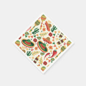 Mexican Cinco De Mayo Pattern  Servet (Hoek)