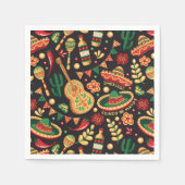 Mexican Cinco De Mayo Pattern  Servet (Voorkant)