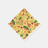 Mexican Cinco De Mayo Pattern  Servet (Hoek)