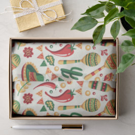 Mexican Cinco De Mayo Pattern Tissuepapier