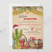 Mexican Cowboy Christmas Holiday Hoedown Fiesta Kaart (Voorkant)