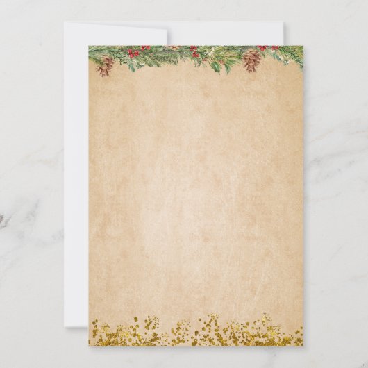 Mexican Cowboy Christmas Holiday Hoedown Fiesta Kaart (Achterkant)