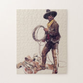 “Mexican Cowboy” door W Herbert Dunton  Legpuzzel (Verticaal)