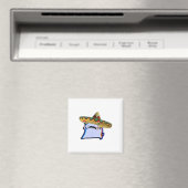 Mexican Crumb Cat Cuptoast Funny Dancing Meme Magneet (Insitu (Vaatwasser))
